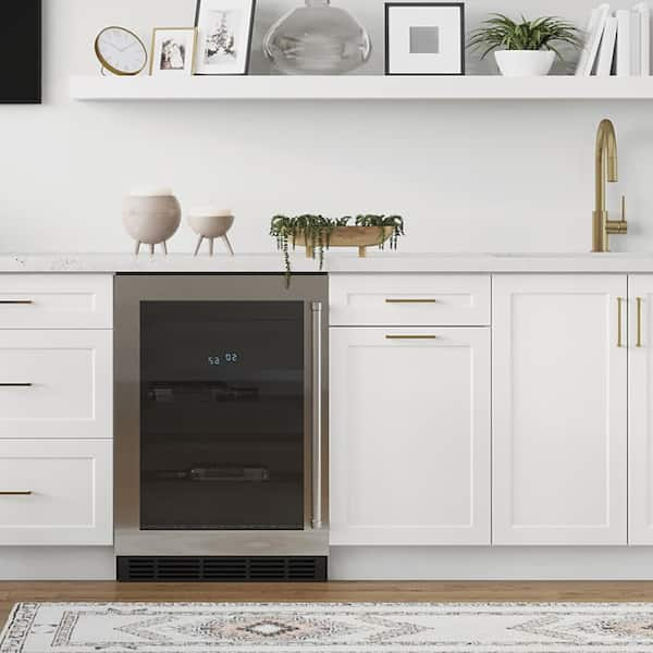 Kitchen Cabinet with Integrated trash bin