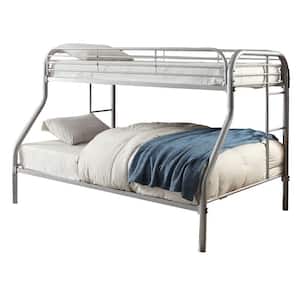 Silver Opal Metal Twin over Full Bunk Bed