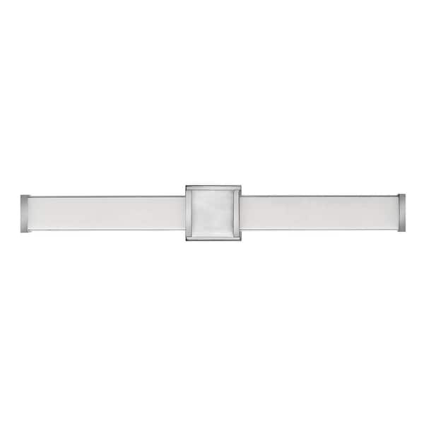 Hinkley Pietra 53-Watt Integrated LED 30.75 in. Bath Vanity Light in Chrome