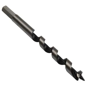 1 in. x 7-1/2 in. High Speed Steel Auger Drill Bit