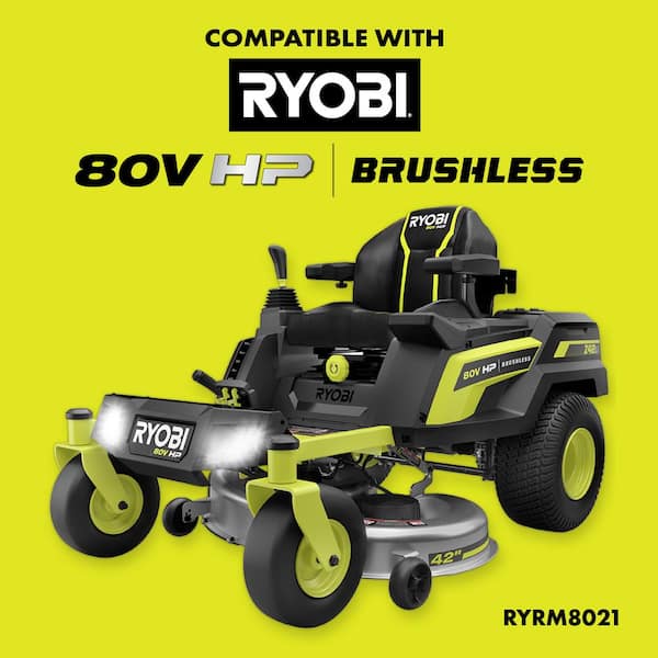 RYOBI ACRM026 Soft Top Bagger with Boost for RYOBI 80-Volt HP 42 in. Zero Turn Mower - 3