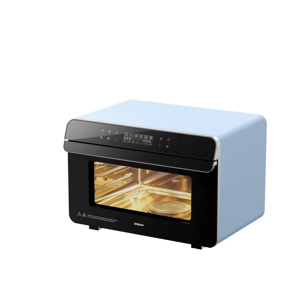 R-Box 23 Qt. Blue Glass Countertop Air Fryers with Steam, Convection and 30 Preset Recipes price history on PriceWatchPro