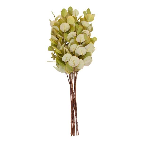 33 in. Tall Eucalyptus Stem Artificial Foliage (Set of 12)