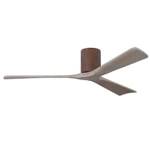 Irene-3H 60 in. 6 Fan Speeds Ceiling Fan in Brown with Remote and Wall Control Included