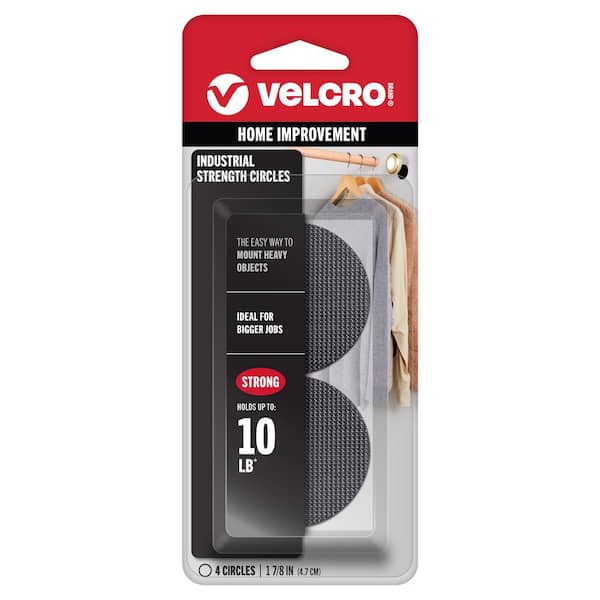1-7/8 in. Industrial Strength Black Coins (4-Pack)