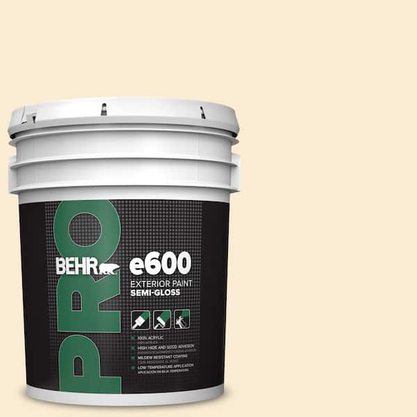 5 gal. #ICC-40 Antique Ivory Semi-Gloss Exterior Paint