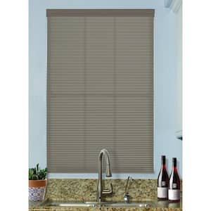 Antique Pewter Cordless Top-Down/Bottom-Up Light Filtering Fabric Cellular Shade 9/16'' Single Cell 23.5 in. W x 72 in. L