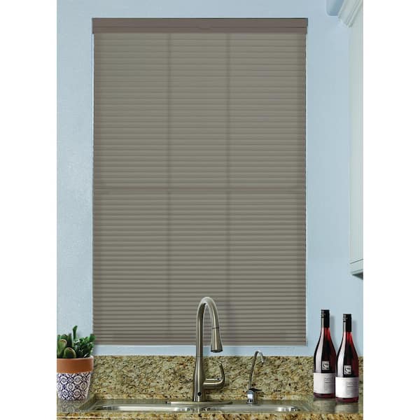 BlindsAvenue Antique Pewter Cordless Top-Down/Bottom-Up Light Filtering Fabric Cellular Shade 9/16" Single Cell 34.5 in. W x 72 in. L