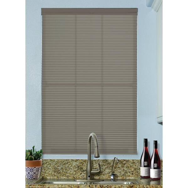BlindsAvenue Antique Pewter Cordless Top-Down/Bottom-Up Light Filtering Fabric Cellular Shade 9/16" Single Cell 70.5 in. W x 72 in. L