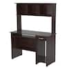 Inval 47.24 in. Espresso Wengue Rectangular 1 -Drawer Computer Desk