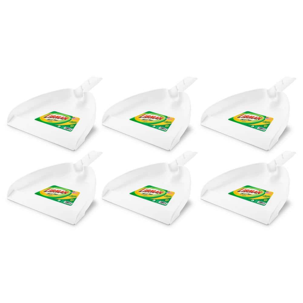 Reviews for Libman 13.75 in. Extra Wide Dust Pan with Handle (6-Pack ...