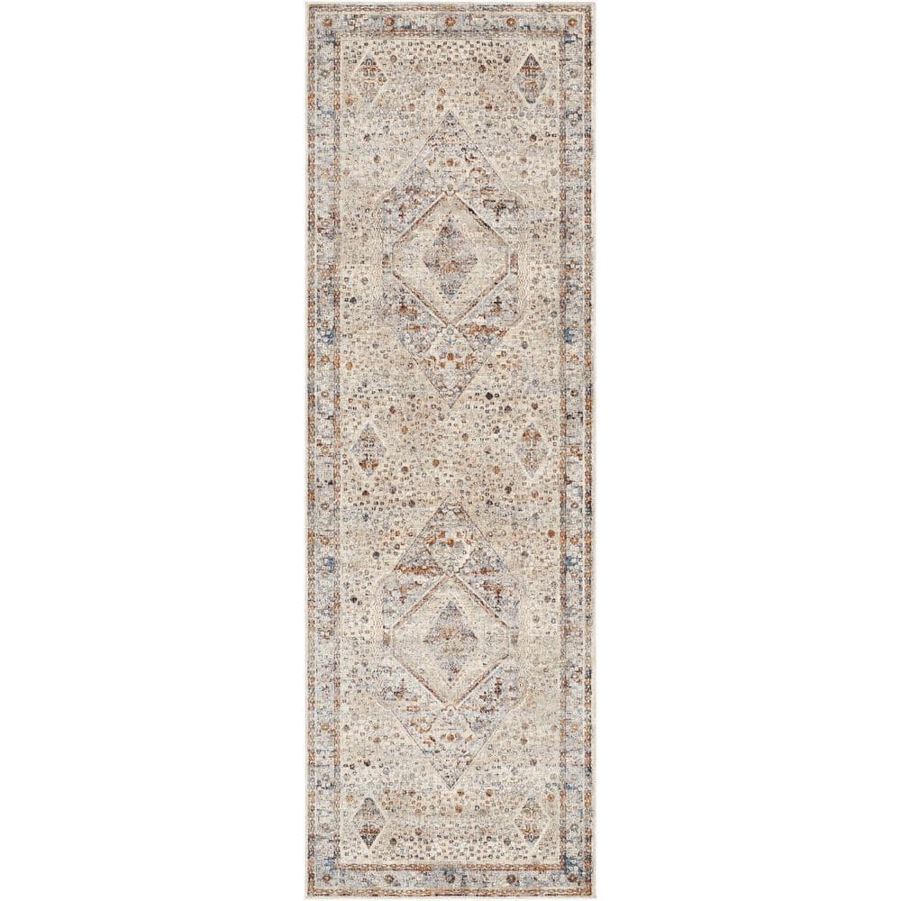 Arya Dark Red Traditional Medallion 3 ft. 3 in. x 10 ft. Area Rug price history on PriceWatchPro