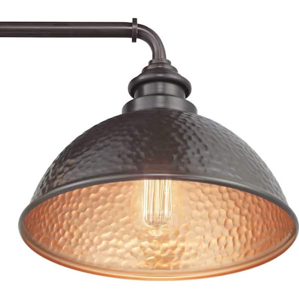 Englewood Collection 1-Light Antique Bronze Farmhouse Outdoor Medium Wall Lantern Light