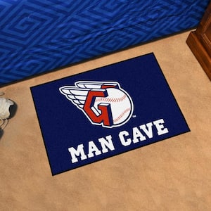 MLB - Cleveland Guardians 19 in. x 30 in. Indoor Man Cave Starter Area Rug