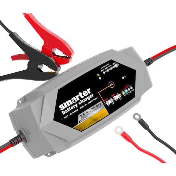 Smartech Products 12V/24V 7 Amp Smart Automotive Battery Charger