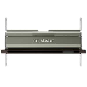 Linear 16 in. W . Steam Head with AromaTherapy Reservoir in Oil Rubbed Bronze