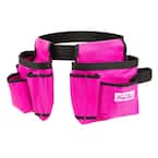 2-Pouch Tool Belt in Pink
