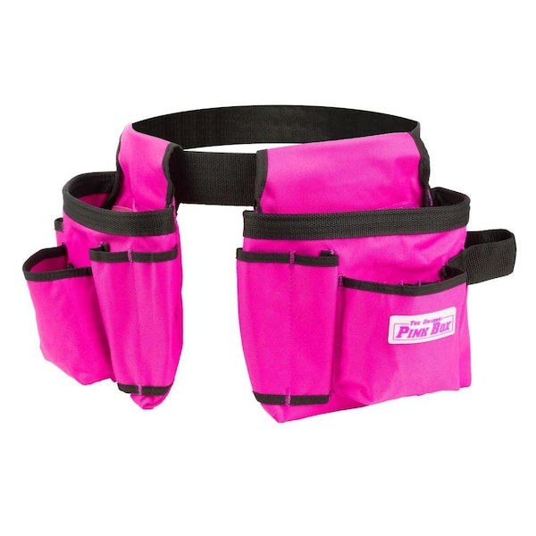 The Original Pink Box 2-Pouch Tool Belt in Pink