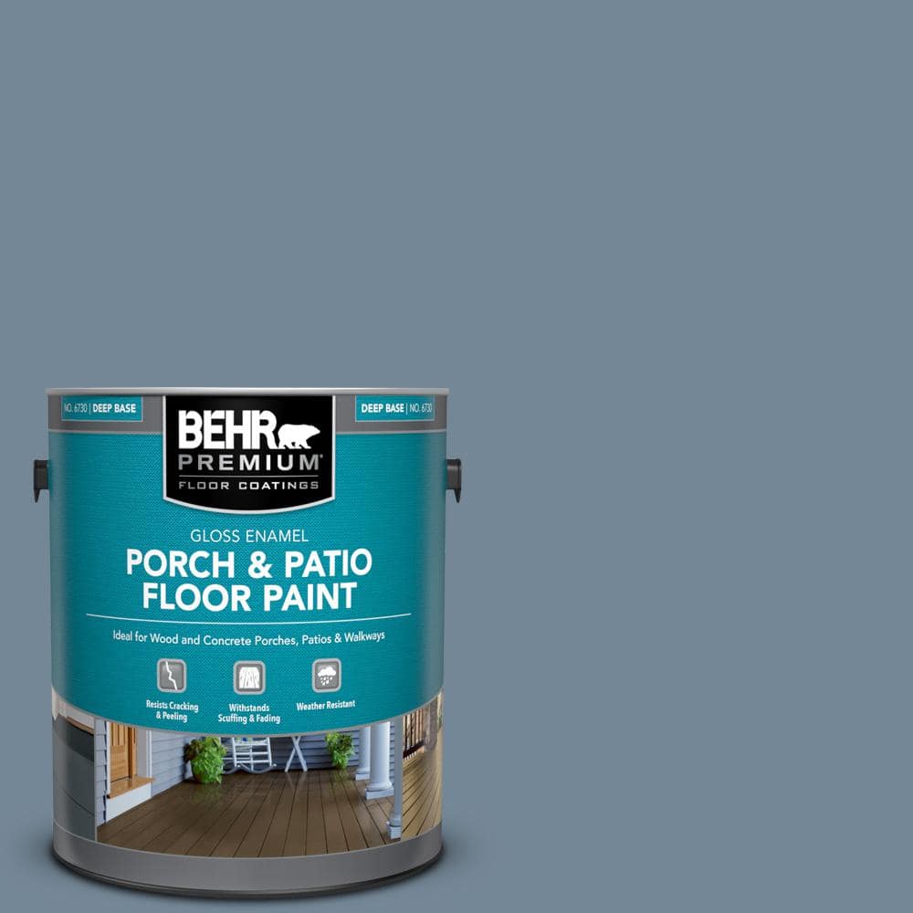BEHR PREMIUM 1 gal. 570F5 Skipper Gloss Enamel Interior/Exterior