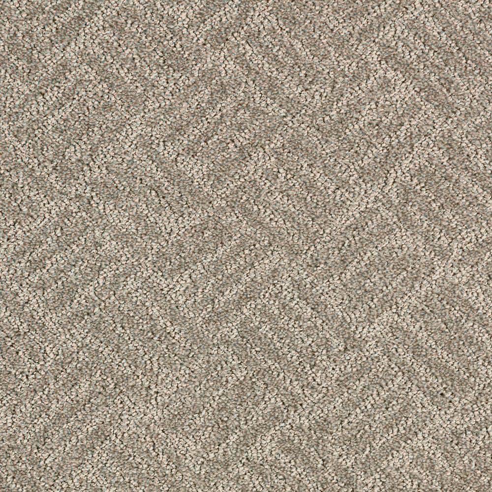 8 in. x 8 in. Pattern Carpet Sample - Embers Aloft -Color Yarn