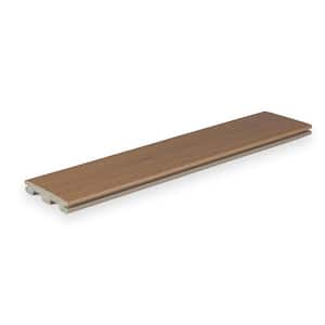 Timber Tech 0.94 in. x 5.36 in. x 16 ft. Edge Prime+ Coconut Husk Grooved Edge Scalloped Composite Deck Board