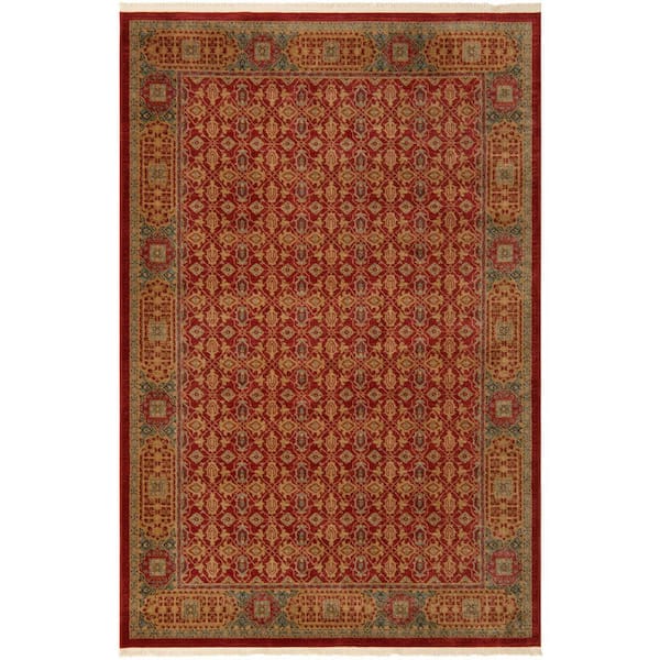 Palace Jefferson Red 6' 0 x 9' 0 Area Rug
