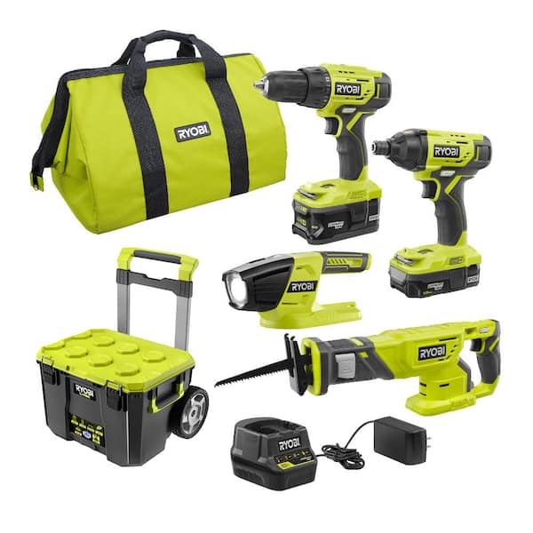 POWER TOOLS PUT WHAT YOU LIKE IN THEM RYOBI TOOL BAG X2 FOR ALL YOURE ONE 