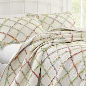 Ruffle Garden Floral 136-Thread Count Cotton Quilt