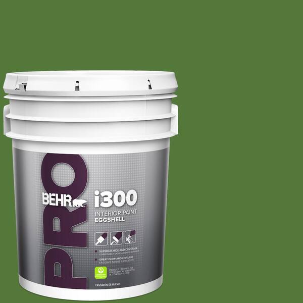 BEHR PRO 5 gal. #P380-7 Luck of the Irish Eggshell Interior Paint