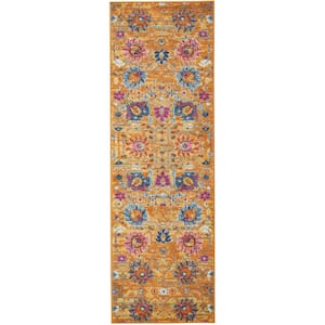 Passion Sun 2 ft. x 6 ft. Persian Vintage Kitchen Runner Area Rug