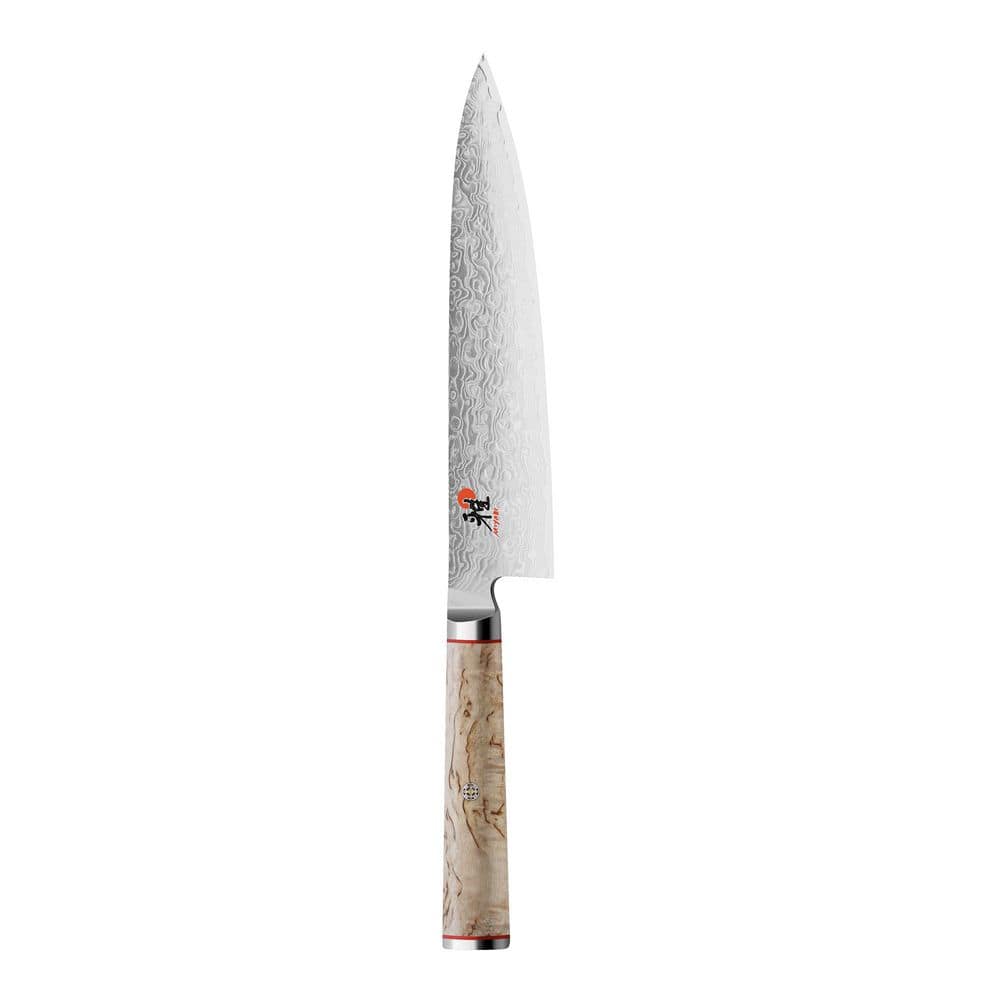 MIYABI Birchwood 8 in. SG2-5000MCD Carbon Steel Full Tang Chef's