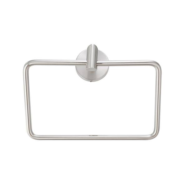 Arcadia 7.5 in. Wall Mounted Hand Towel Holder-Satin Nickel