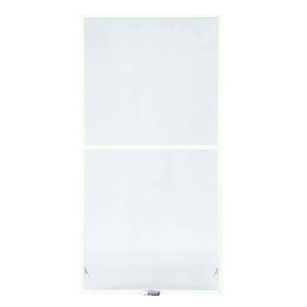 39-7/8 in. x 54-27/32 in. 200 and 400 Series White Aluminum Double-Hung Tru