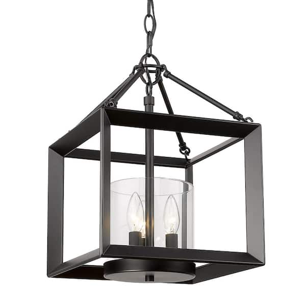 Smyth 3 light Natural White Rectangle Mini Chandelier for Kitchen or Dining Room, No Bulbs Included
