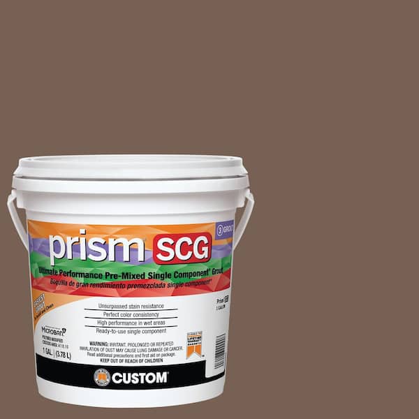 Custom Building Products Prism SCG #52 Tobacco 1 Gal. Ultimate Performance  Pre-Mixed Single Component Grout PSCG521-2T