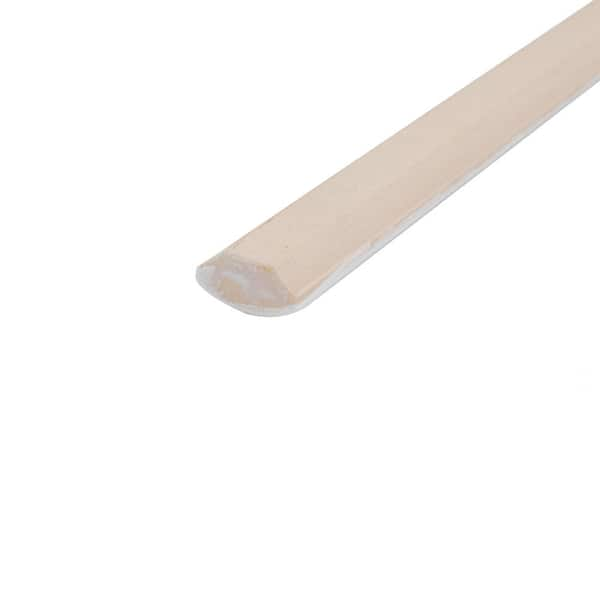 Orange Felt, Matte Finish Bullnose Laminate Trim