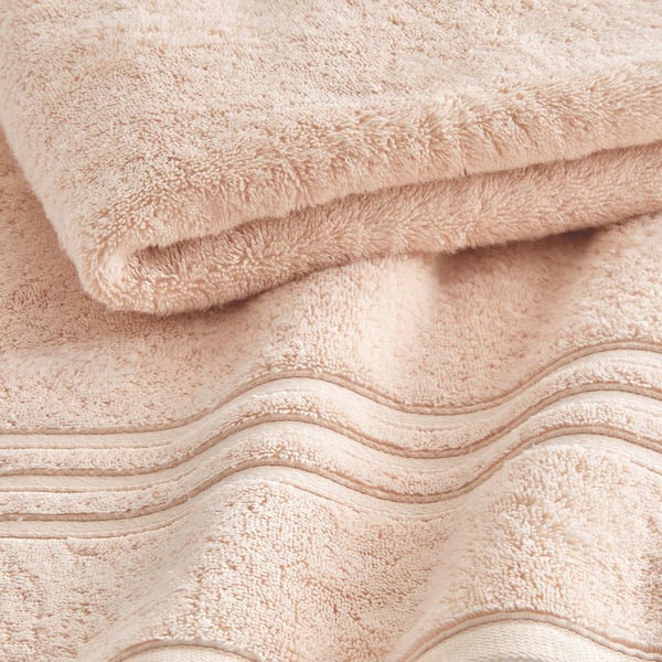 Home Decorators Collection Turkish Cotton Ultra Soft Whipped Apricot 6-Piece Bath Sheet Towel Set