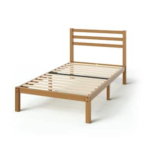 Maddie Brown Bamboo Frame Twin Platform Bed
