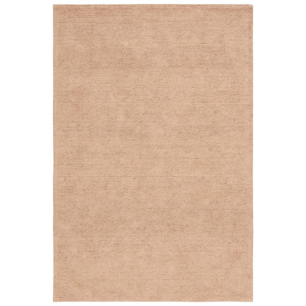 Natural Fiber 8 ft. x 10 ft. Natural Modern Solid Area Rug
