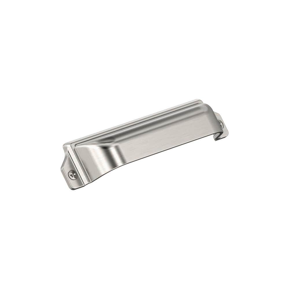 Haven 3 in. or 3-3/4 in. (76mm or 96mm) Classic Satin Nickel Cabinet Cup Pull price history on PriceWatchPro