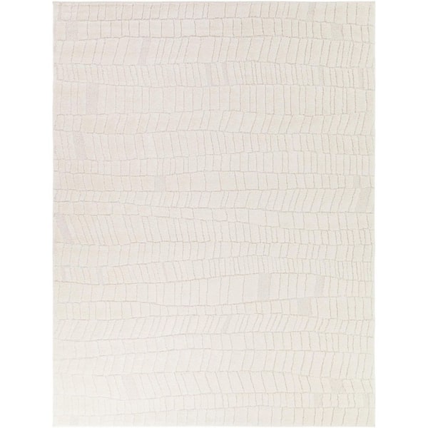 Sabatier Cream 5 ft. x 7 ft. Area Rug