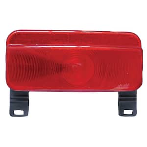 Taillight with License Brkt Red