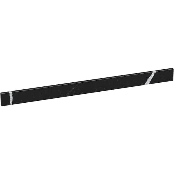 KOHLER Silestone 49 in. W Quartz Vanity Backsplash in Eternal Marquina