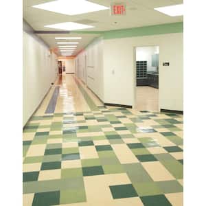 Imperial Texture VCT 12 in. x 12 in. Granny Smith Standard Excelon Commercial Vinyl Tile (45 sq. ft. / case)