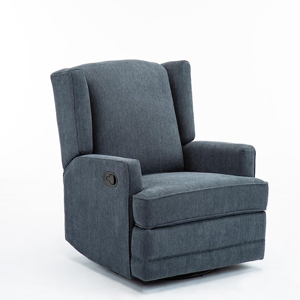 blue glider recliner