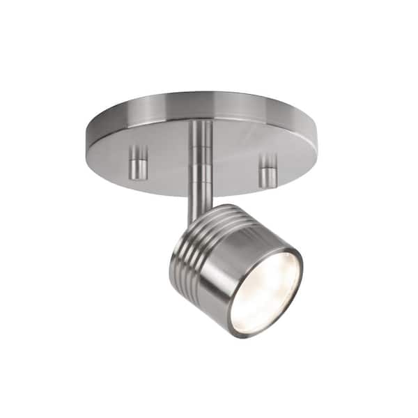 Lyra 6 in. 1 Light 6-Watt Brushed Nickel Integrated LED Track Light