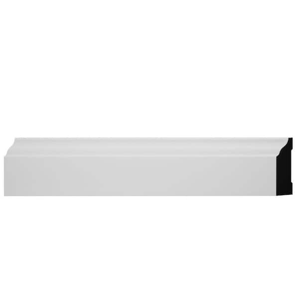 Royal Mouldings 5947 3/8 in. x 1-1/4 in. x 7 ft. PVC Composite White Colonial Stop Molding