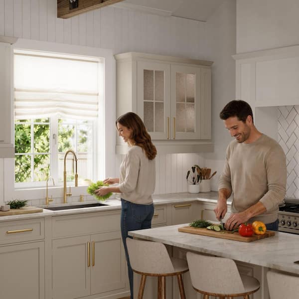 Karran QU-670 Quartz/Granite 32 in. Single Bowl Undermount Kitchen
