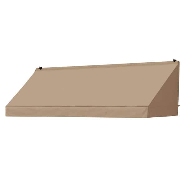 Awnings in a Box 8 ft. Classic Fixed Awnings in a Box Replacement Cover in Sand