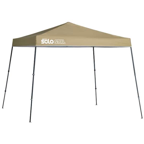 Quik Shade Solo72 11 ft. x 11 ft. Khaki Slant Leg Canopy